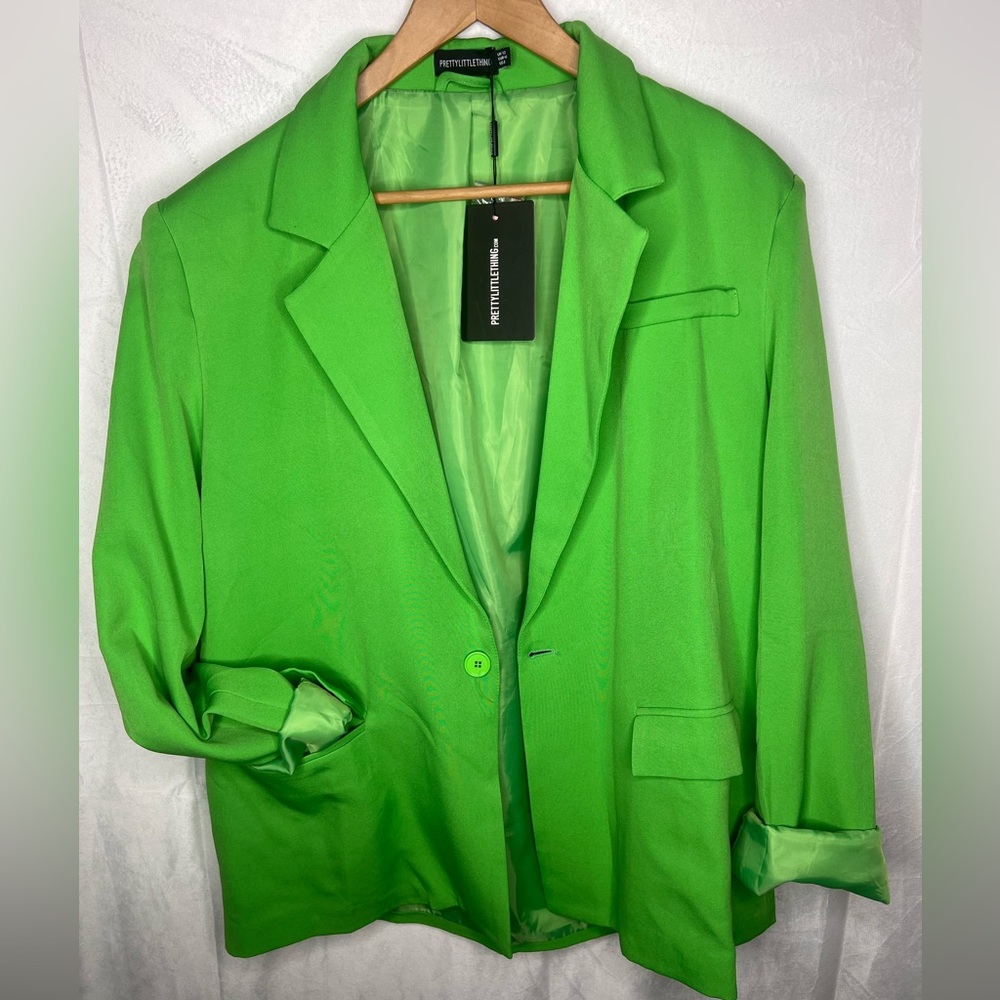 Neon green blazer